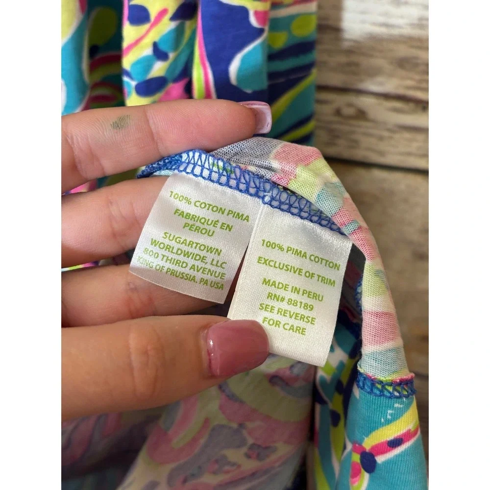 Lilly Pulitzer Marlowe Dress Boatneck Paisley Dress‎ Toucan Play Print S Small - Picture 5 of 6